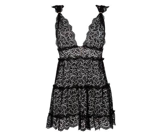 Кружевная сорочка Bracli Lolita Черная M | Зображення 2