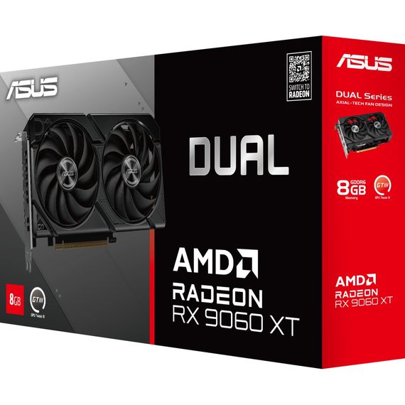 Відеокарта ASUS Radeon RX 9060 XT 8Gb DUAL (DUAL-RX9060XT-8G) | Зображення 9