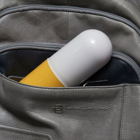 Компактный зонтик в капсуле-футляре Желтый, маленький зонт в капсуле. Цвет: желтый | Зображення 2