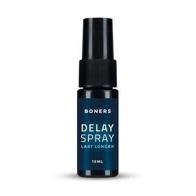 Спрей-пролонгатор Boners Delay Spray 15 мл, легкий анестетик лаурет-9 + метил лактат
