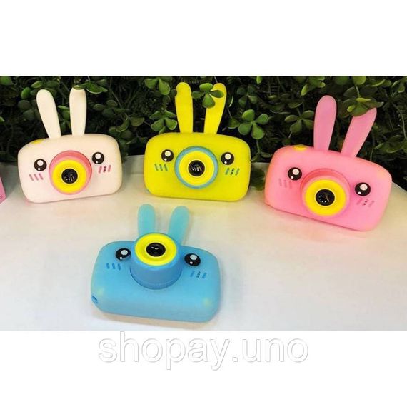Детский фотоаппарат Зайчик Baby Photo Camera Rabbit ∙ Детская фото видео камера ∙ Таймер ∙ Встроенные режимы с масками и стикерами | Зображення 4