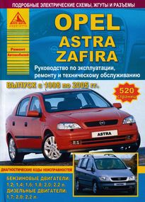 Opel Astra / Zafira. Посібник з ремонту й експлуатації. Книга