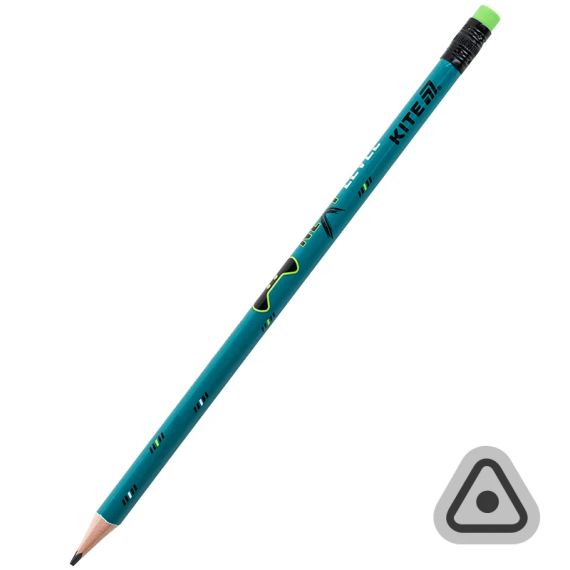 Олівець графітний з гумкою Kite Next Level K26-046-2 Різнокольоровий shop (4063276348791)
