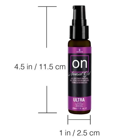 Збуджувальний гель для клітора Sensuva ON for Her Arousal Gel Ultra (29 мл) рідкий вібратор | Зображення 2