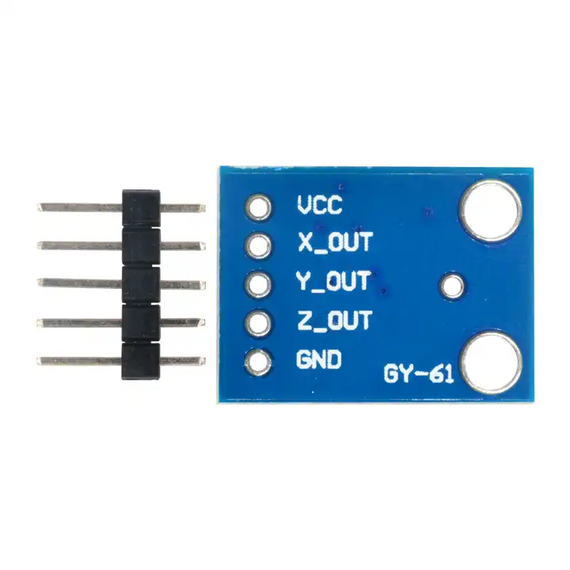 Триосний модуль акселерометр GY-61 ADXL335 3 - 5V | Зображення 1