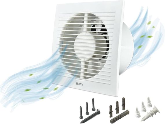 Вытяжной вентилятор 150 мм с таймером, встроенная тихая вытяжка для ванной, кухни, туалета для удаления влаги