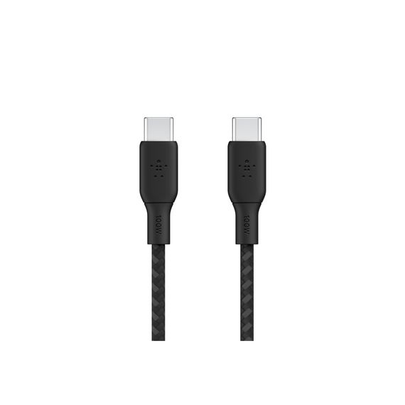 Дата кабель USB-C to USB-C 2.0m 100W black Belkin (CAB014BT2MBK) | Зображення 1