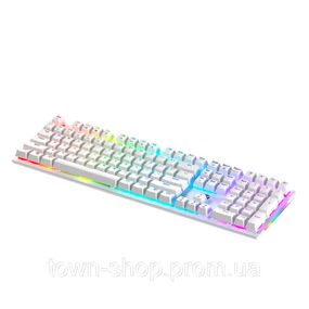 Клавиатура USB Fantech MK855RGB SPACE EDITION, длина кабеля 135см, (Eng), White, 108к, Q10