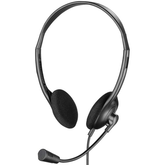 Гарнітура Sandberg MiniJack Headset Bulk, 3,5мм+converter 2х3,5мм, Black