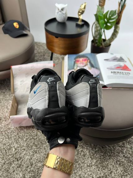 Кроссовки Air Max 95 Black Grey Blue, Вьетнам 44 | Зображення 6
