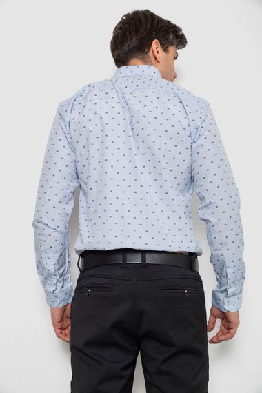 Рубашка мужская  -уценка, цвет голубой, 214R824-U | Зображення 3