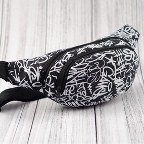 Бананка, сумка на пояс, поясна сумка Graffiti