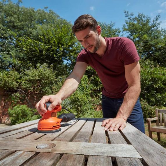 Шліфмашина ексцентрикова мережева BLACK+DECKER BEW210 | Зображення 5