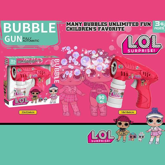 Пістолет з мильними бульбашками, генератор мильних бульбашок Лол