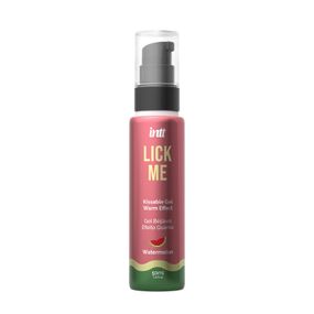 Гель для оральных ласк с согревающим эффектом INTT Lick Me Kissable Gel Watermelon 50 мл, без сахара