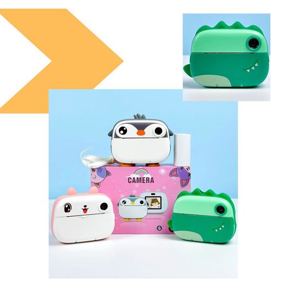 Дитяча фотокамера миттєвого друку з барвистим 2.4-дюймовим дисплеєм XPRO А-2124 (47769- А-2124_847) | Зображення 1