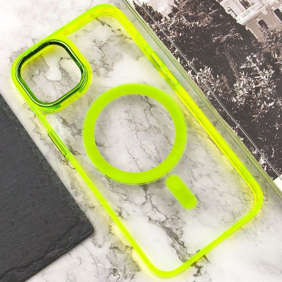 Чохол TPU Iris with MagSafe для Apple iPhone 12 Pro Max (6.7") Жовтий | Зображення 4