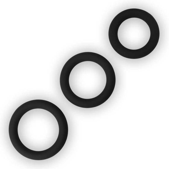 Ерекційні кільця - Power Plus Soft Silicone Snug Ring Black Sex Aura | Зображення 1