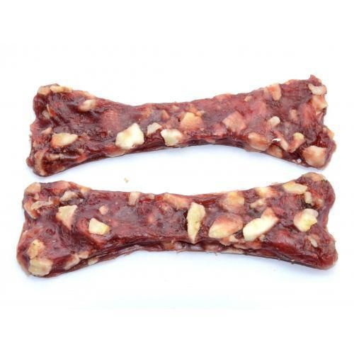 Ласощі Yalute Bone Shape of Duck and Banana для собак, качка та банан, 100 г | Зображення 1