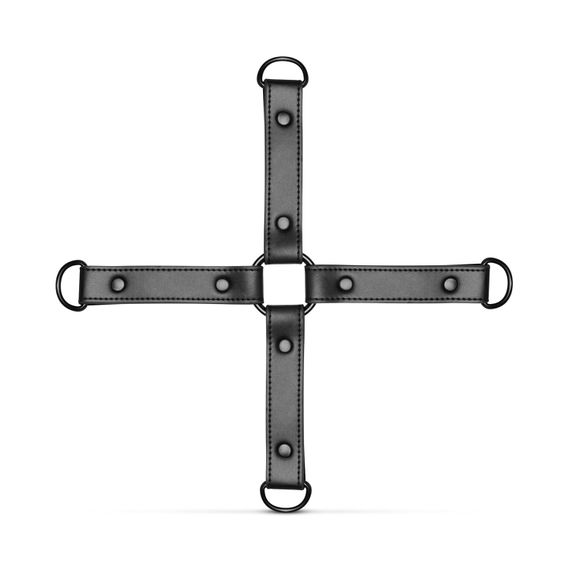Фиксатор для рук и ног Bedroom Fantasies Hogtie & Cuffs Set 4-Way Restrant Set Черный One Size | Зображення 1