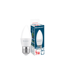 Лампа LED C37 7W E27 4100К 175-275V Enerlight