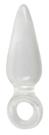 Анальный пальчик-пробка прозрачный sexstyle | Зображення 1