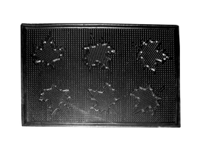 Коврик придверный резиновый "Кленовый листок" 38x58 см (RMP03-3858)