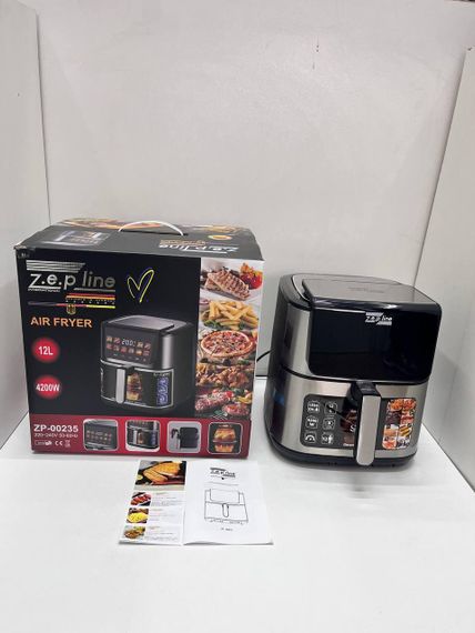 Фритюрниця 12 л з двома тенами 4200 Вт Zepline ZP-00235 на 12 програм з силіконовою формою | Зображення 4
