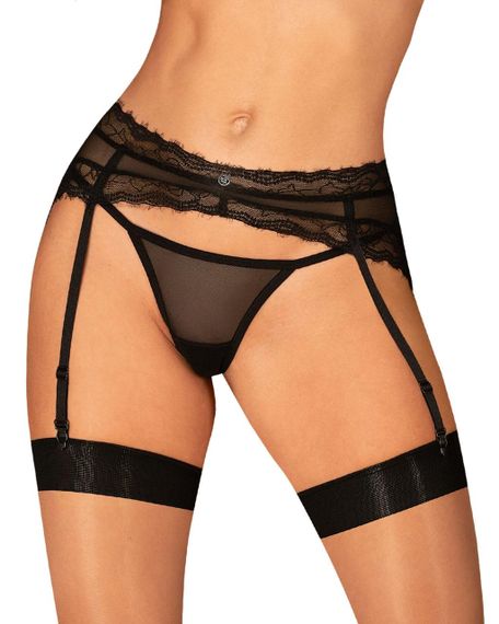 Пояс для панчіх Obsessive Medilla garter belt XL/2XL sexstyle