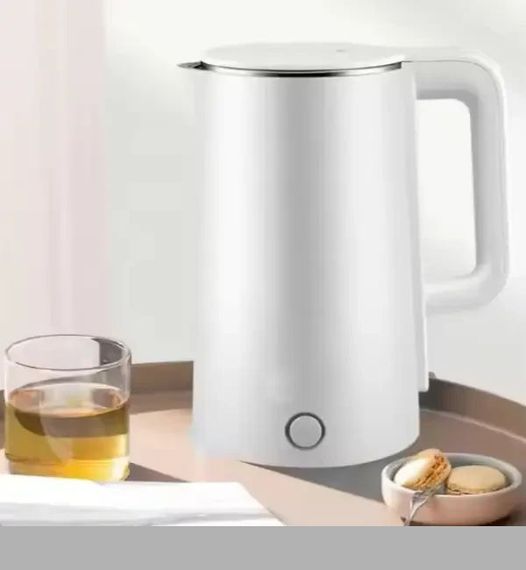 Електрочайник Domotec MS-5028 2000 Вт для кухні Чорний/Білий (47553-5028_347)