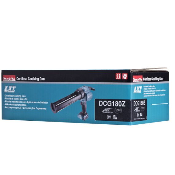 Пістолет для герметика акумуляторний Makita DCG180Z (5000 Н, 0-28 мм/с, 300 мл, LXT, без акумуляторів та зарядного пристрою) | Зображення 6
