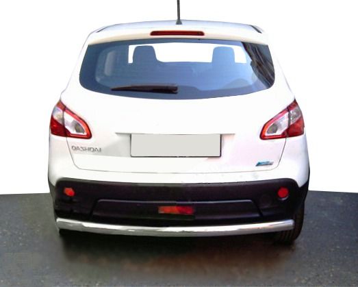Задня дуга пряма (нерж.) для Nissan Qashqai 2007-2010 рр | Зображення 1