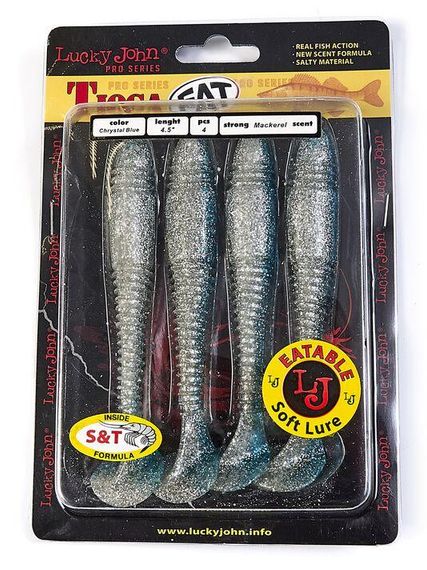 Виброхвост 4,5" LJ Лаки Джон Tioga Fat 140147-T05 | Зображення 1