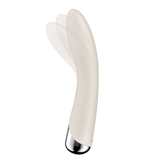 Вібратор точки G з обертанням Satisfyer Spinning Vibe 1 Beige, 2 мотори | Зображення 1