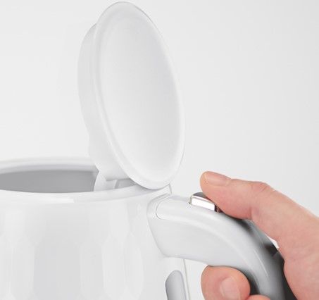 Чайник Russell Hobbs 26050-70 Honeycomb White, 2400 Вт, 1,7 л, откидная крышка, белый (26050-70) | Зображення 2