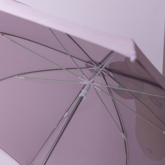 Класична дитяча парасолька-тростина механічна з поліестеру міцна надійна 8 спиць діаметр 89 см Фіолетовий HP-23-12V | Зображення 2
