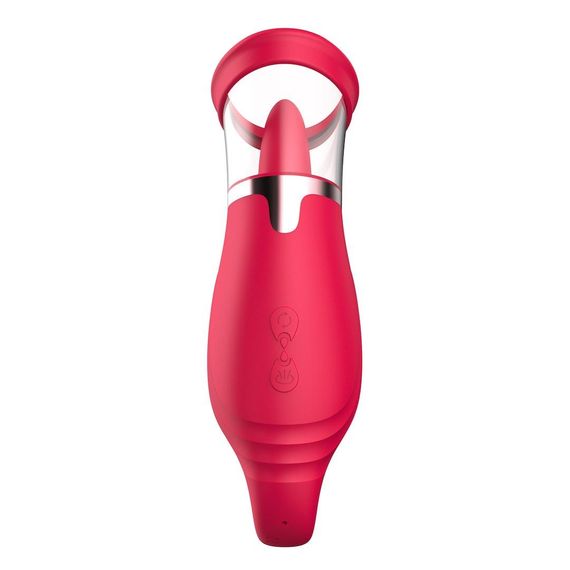 Вакуумный стимулятор с язычком - Licking Tongue Suction Vibrator Erospace Sweet Play A18 Sex Aura | Зображення 6
