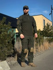 Комплект 2 в 1 Убакс+Штани G3 з Наколінниками Олива Olive