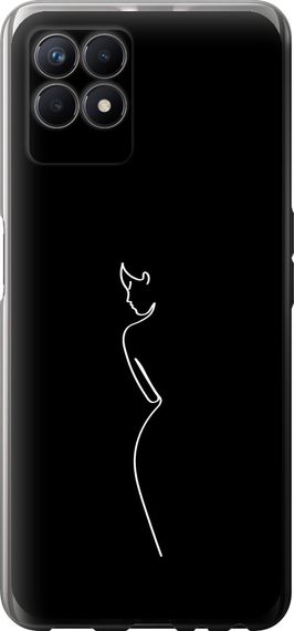 Чехол на Realme 8i Силуэт1 "4590u-2518-17620"