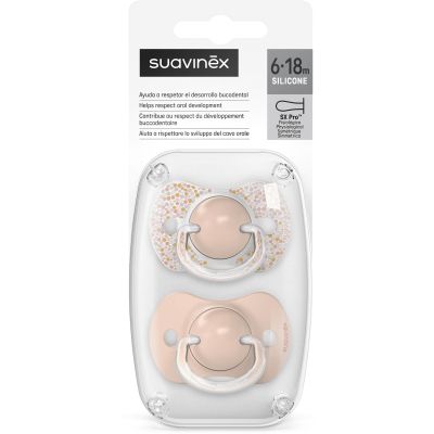 Пустышка Suavinex Dreams фізіологічна 2 шт, 6-18 місяців, нюдова (308276) | Зображення 4
