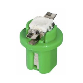 Автолампа Terra T5 B8.5D, макс.диаметр 12мм, 3528х1smd, зеленая, 12В