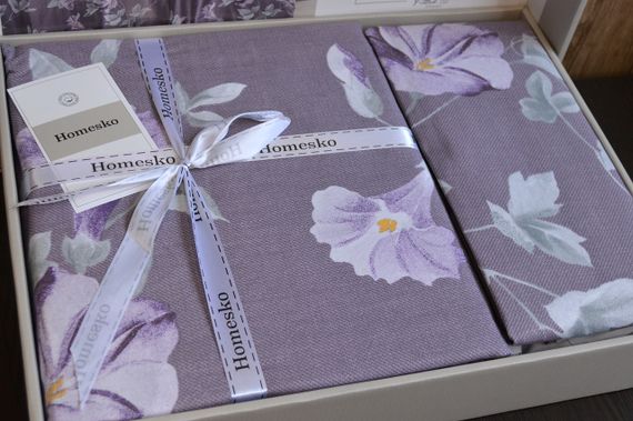 Постільна білизна First Choice Homesko Ranforse 200 х 220 см Santino Purple | Зображення 2