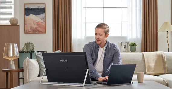 Монітор портативний Asus 23.8&quot; ZenScreen MB249C HDMI 90LM0865-B01170 | Зображення 1