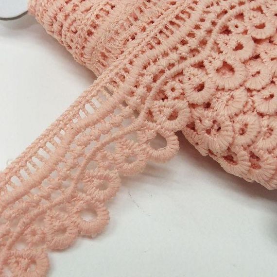 В'язане матове мереживо 2,5 см - 13м JF20291 col: А3-131