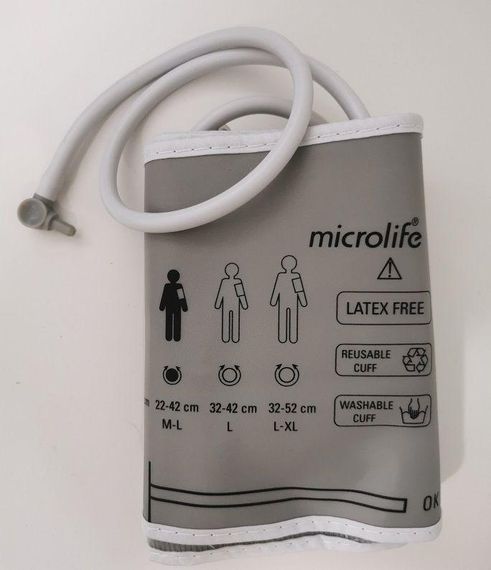 Манжета оригинал Microlife 22-42см + коннектор для автоматических и полуавтоматических тонометров с одной труб