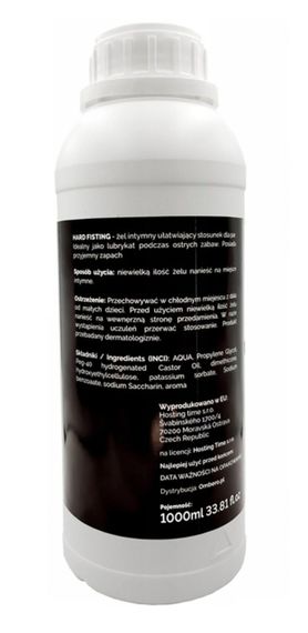 Гель лубрикант для фістингу на водній основі LoveStim - Hard Fisting, 1000 ml Sex Aura | Зображення 1