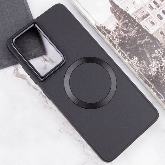TPU чохол Bonbon Metal Style with MagSafe для Samsung Galaxy S22 Ultra | Зображення 3