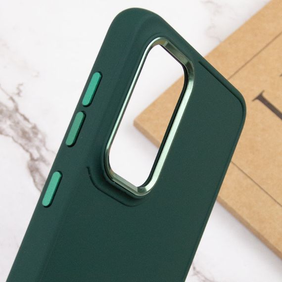 TPU чехол Bonbon Metal Style для Samsung Galaxy A53 5G Силікон, Зелений/Army green | Зображення 4
