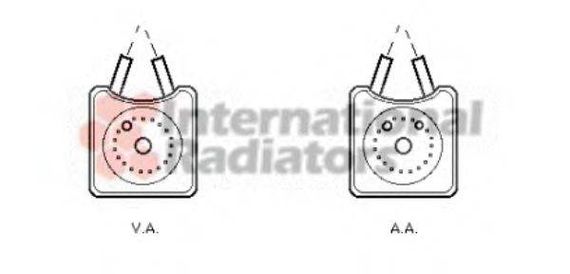 Радіатор масляний VARIOUS AUDIFORDSEAT (Van Wezel) VAN WEZEL 58003147 на AUDI 80 Avant (8C, B4)