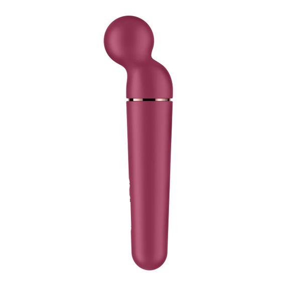 Вібромасажер Satisfyer Planet Wand-er Berry/Rosegold, дуже потужний, бездротовий Sex Aura | Зображення 1